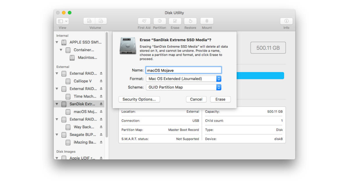 partition mac disk for windows